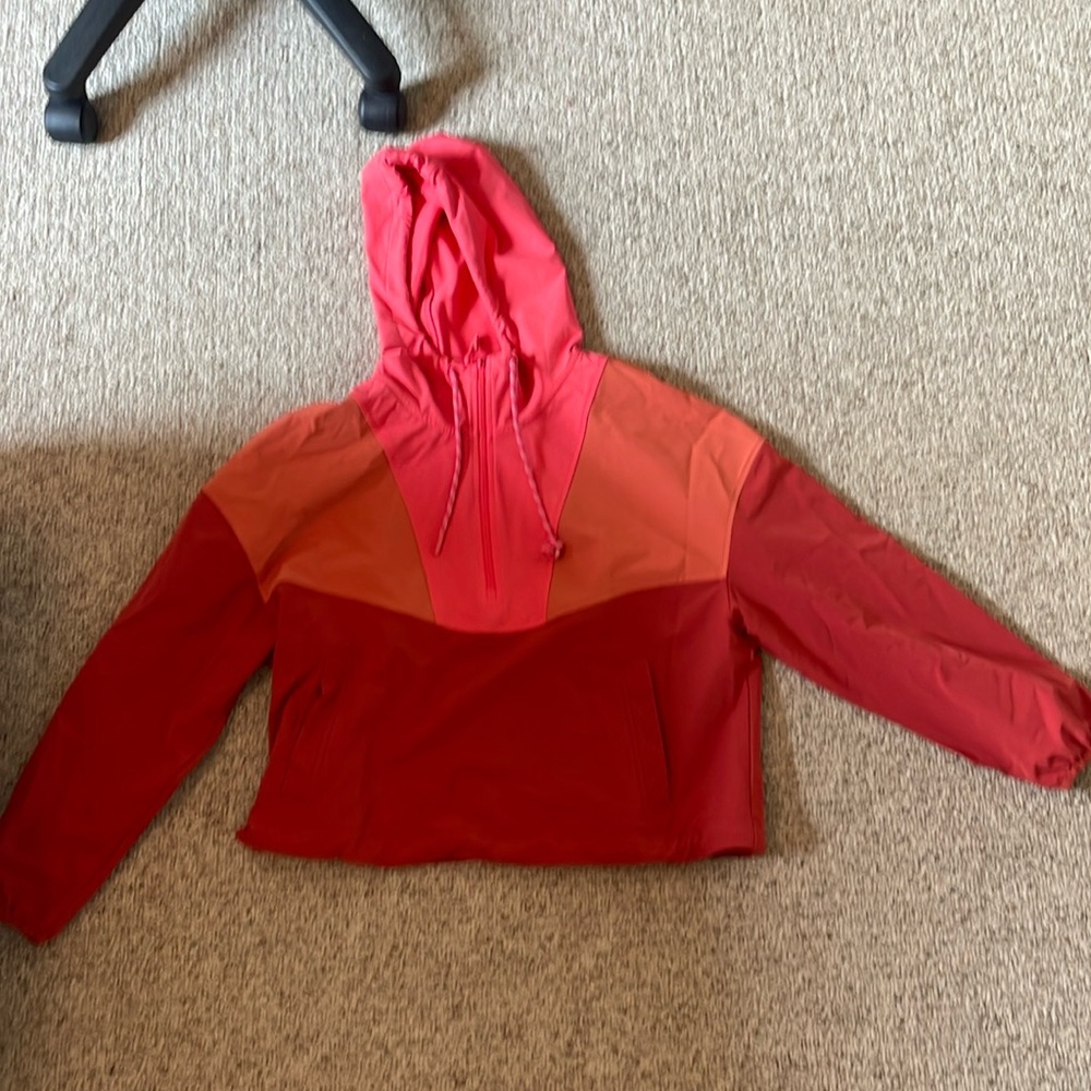 Color Block Cropped Windbreaker